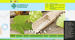 Desktop Screenshot of farmaciamariana.com