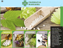 Tablet Screenshot of farmaciamariana.com